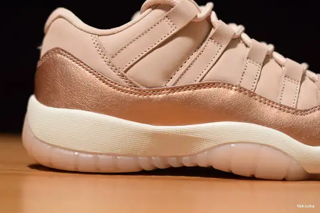 Reps TB Gold 11 Air Jordan GS Rose Low AH7860-105 0612